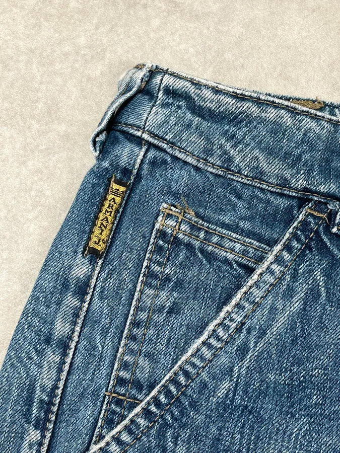 2000s Armani Bondage Zip Denim Jeans DwPQUjS 10