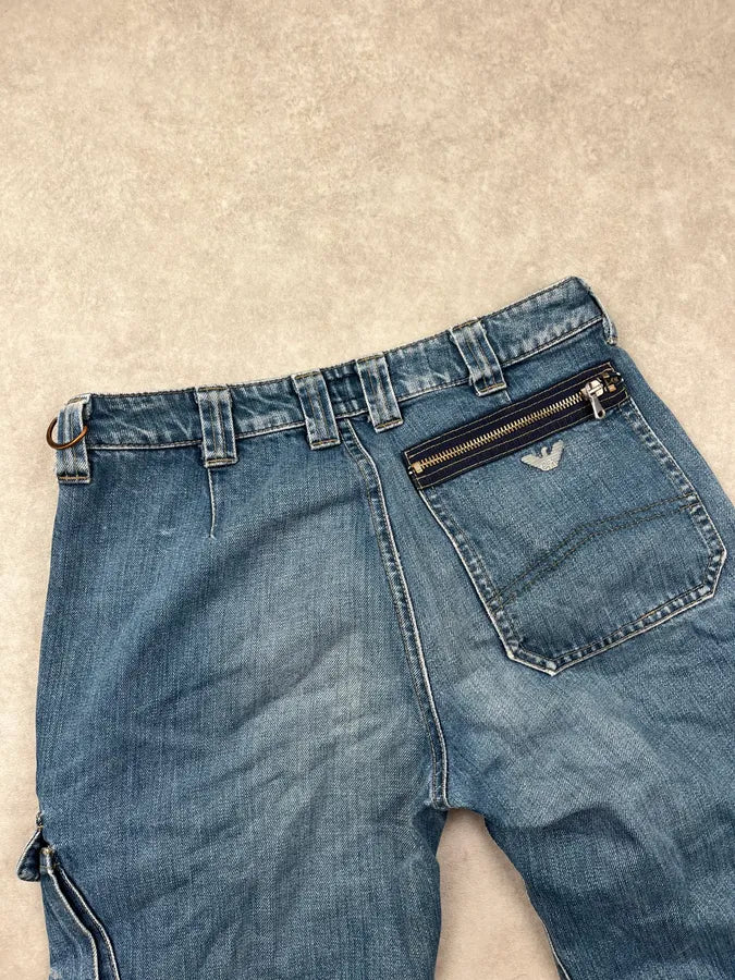 2000s Armani Bondage Zip Denim Jeans DwPQUjS 7