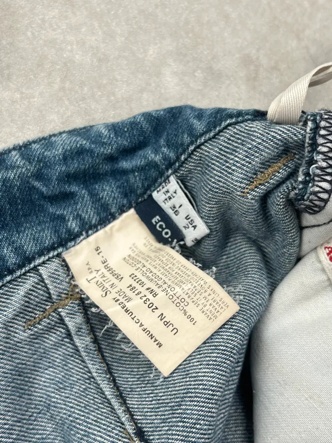 2000s Armani Bondage Zip Denim Jeans DwPQUjS 14