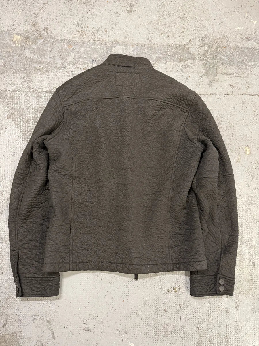 2000s Armani Brown Faux Fur Zip-up Jacket joXABsm 1