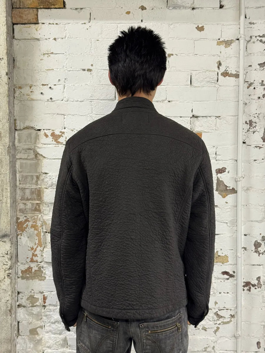 2000s Armani Brown Faux Fur Zip-up Jacket joXABsm 3