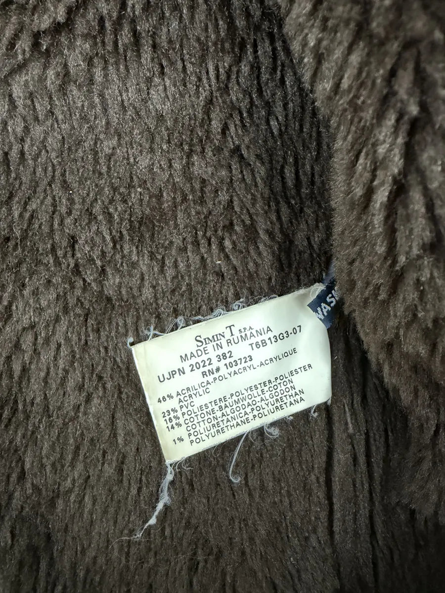 2000s Armani Brown Faux Shearling Jacket EZEJmxo 11