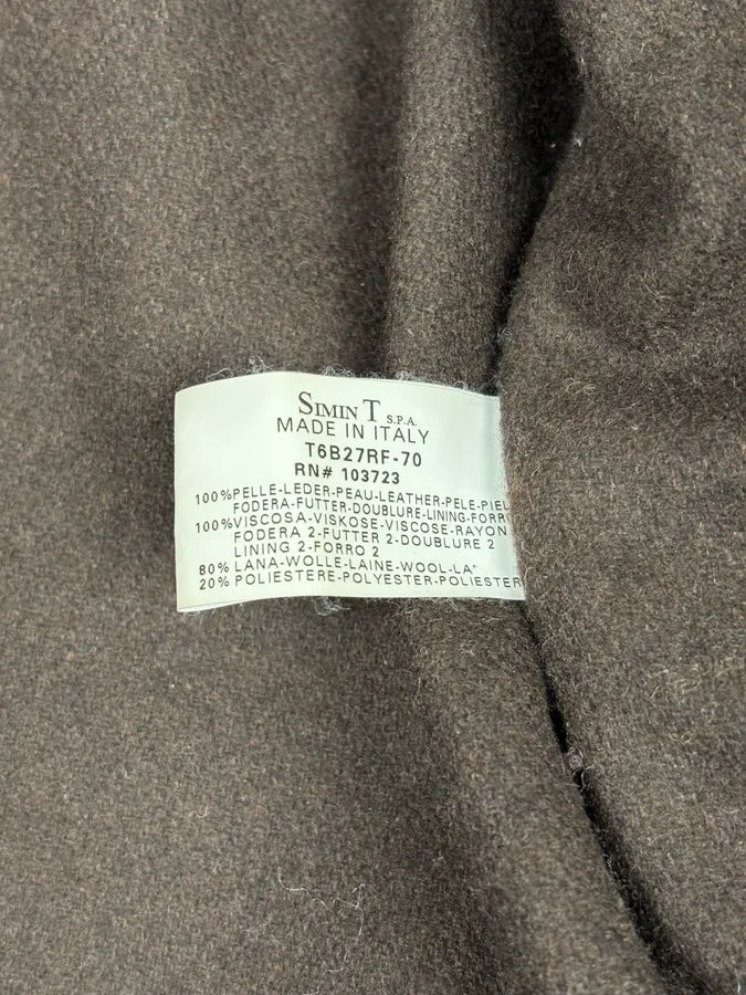 2000s Armani Brown Imperial Leather Jacket zLQwKTY 9