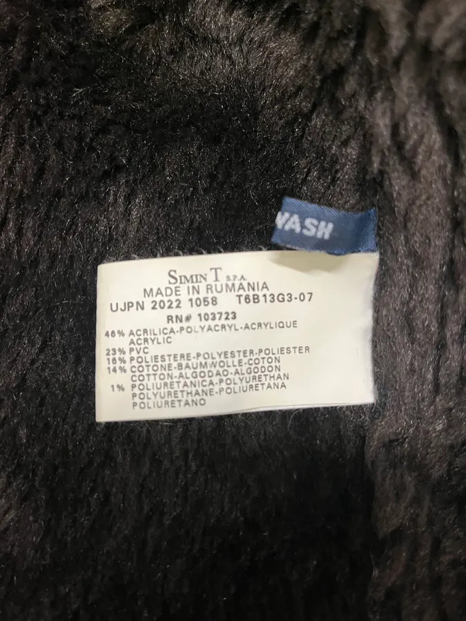 2000s Armani Brown Shearling Leather Jacket (L) 5