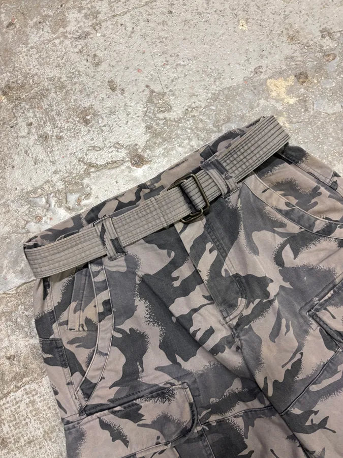 2000s Armani Camo Military Cargo Short fsuyzNz 2