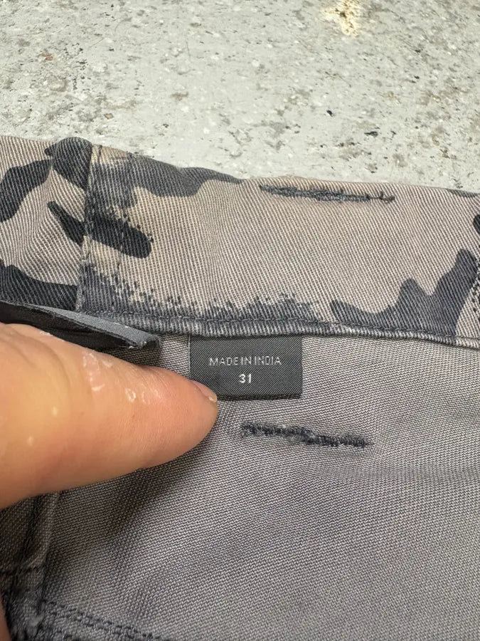 2000s Armani Camo Military Cargo Short fsuyzNz 8