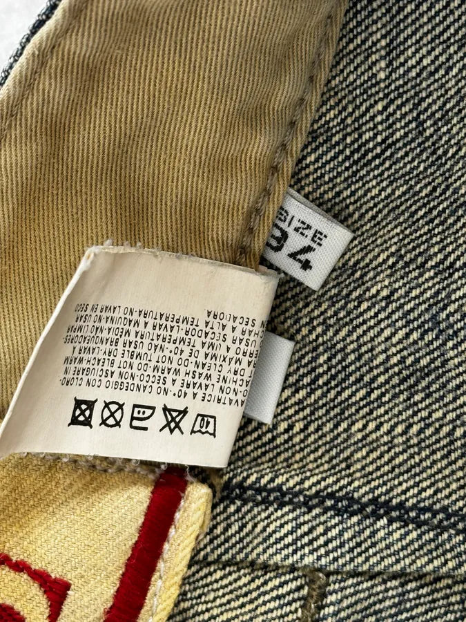 2000s Armani Cargo Blue Faded Denim Jeans wzmxqAK 13