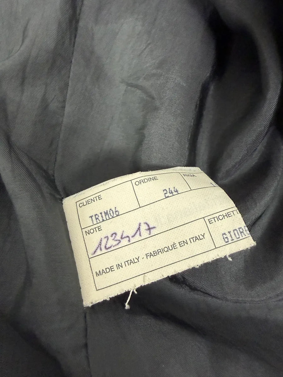 2000s Armani Collezioni Black Leather Jacket PLmncTV 12