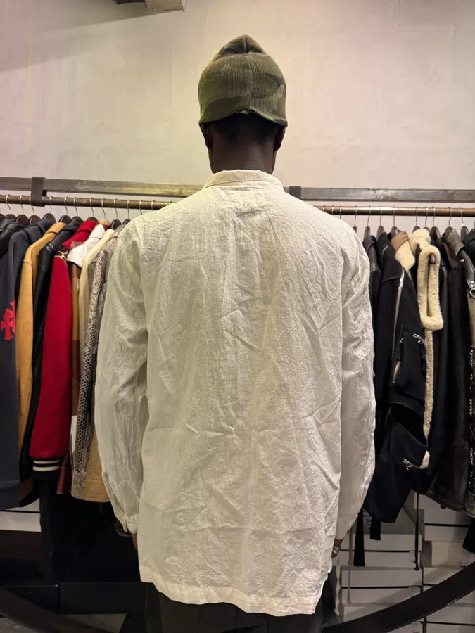 2000s Armani Creamy Tagged Shirt sYrnpkN 2