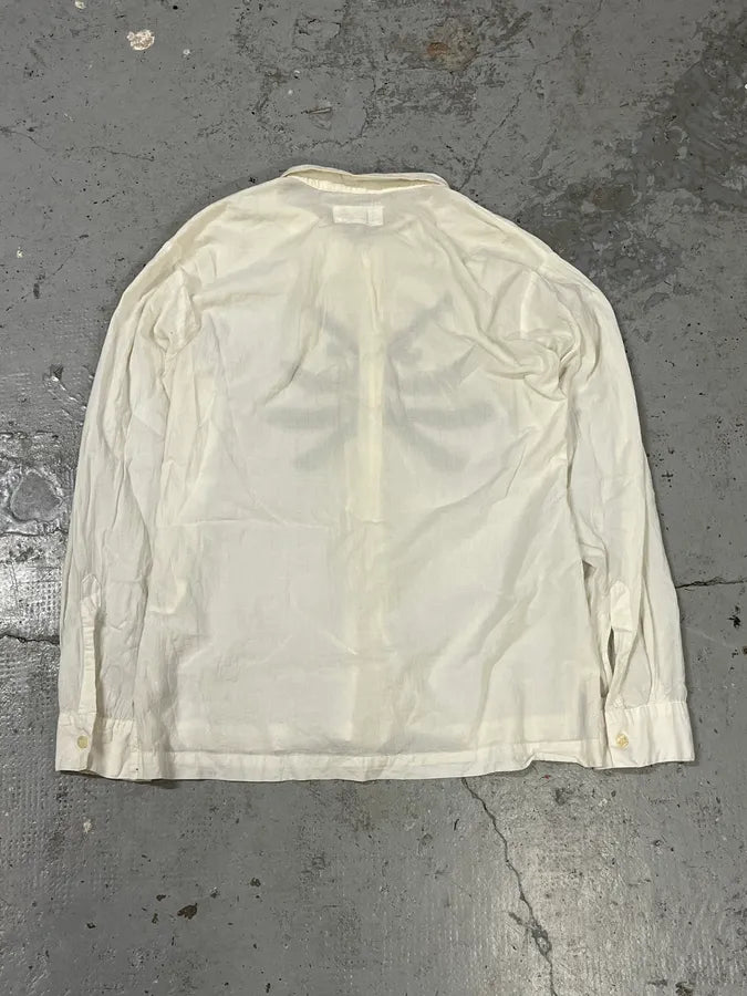 2000s Armani Creamy Tagged Shirt sYrnpkN 5