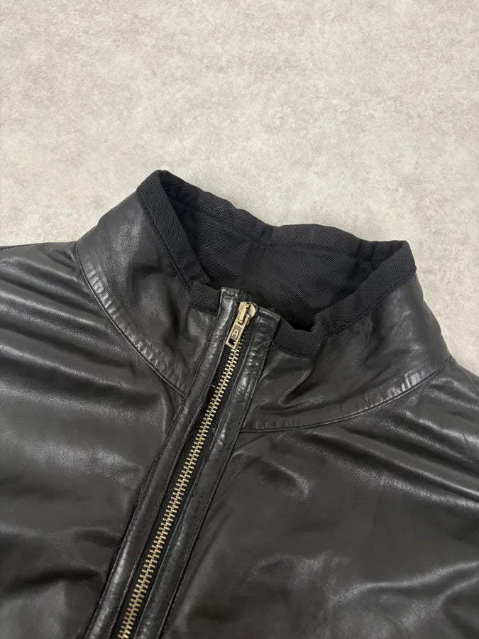 SS2011 Emporio Armani Black Hybrid Jacket bzVkwGE 3