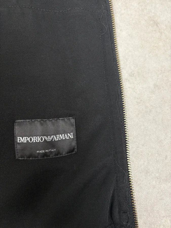 SS2011 Emporio Armani Black Hybrid Jacket bzVkwGE 7