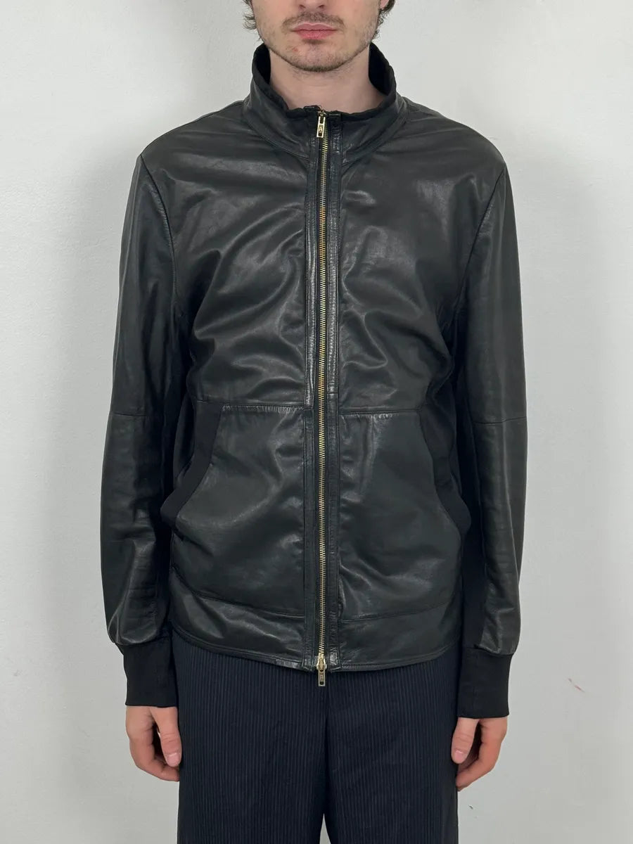 SS2011 Emporio Armani Black Hybrid Jacket bzVkwGE 1