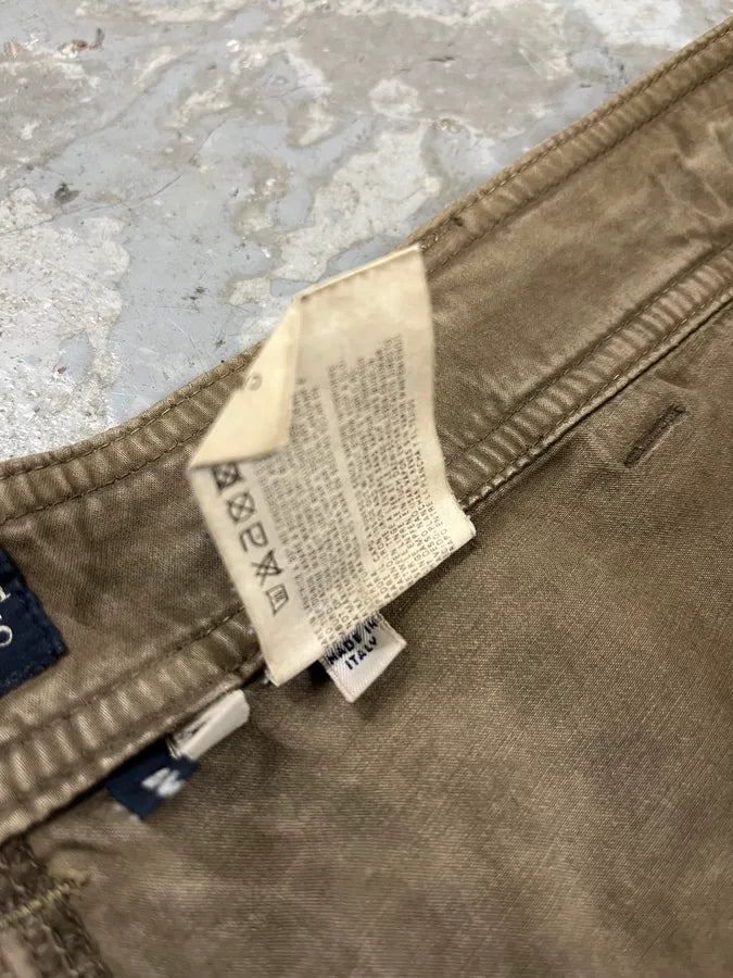 2000s Armani Elevated Olive Cargo Pants (L) ylzVNDz 13