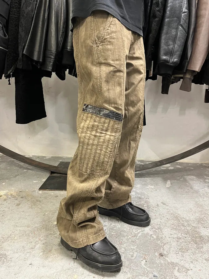 2000s Armani Elevated Olive Cargo Pants (L) ylzVNDz 2