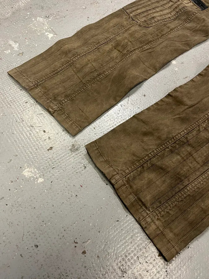 2000s Armani Elevated Olive Cargo Pants (L) ylzVNDz 7