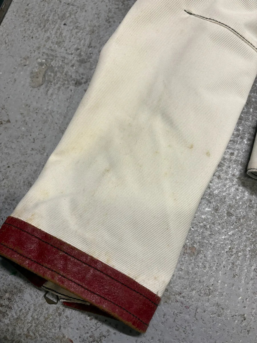 2000s Armani European Ride Red & White Biker Leather Jacket wcEQOnm 13