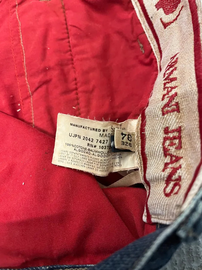 2000s Armani Faded Blue Denim Jeans (M/L) 11