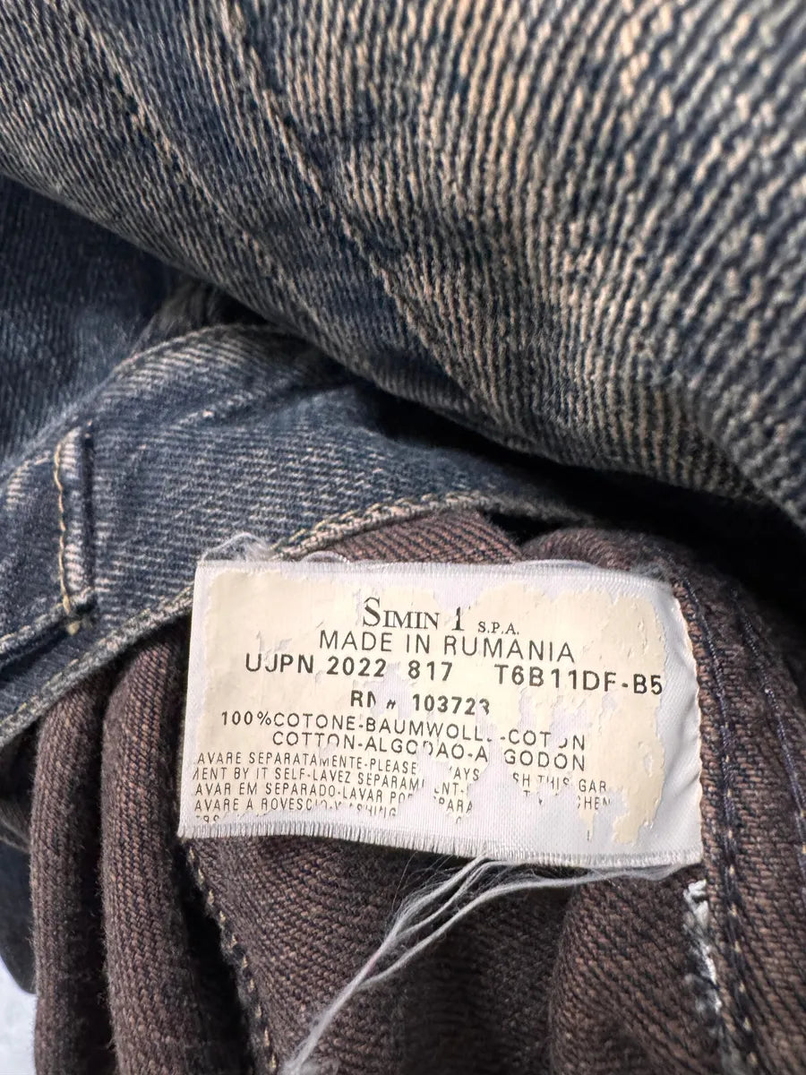 2000s Armani Faded Denim Jacket tTZRsde 5