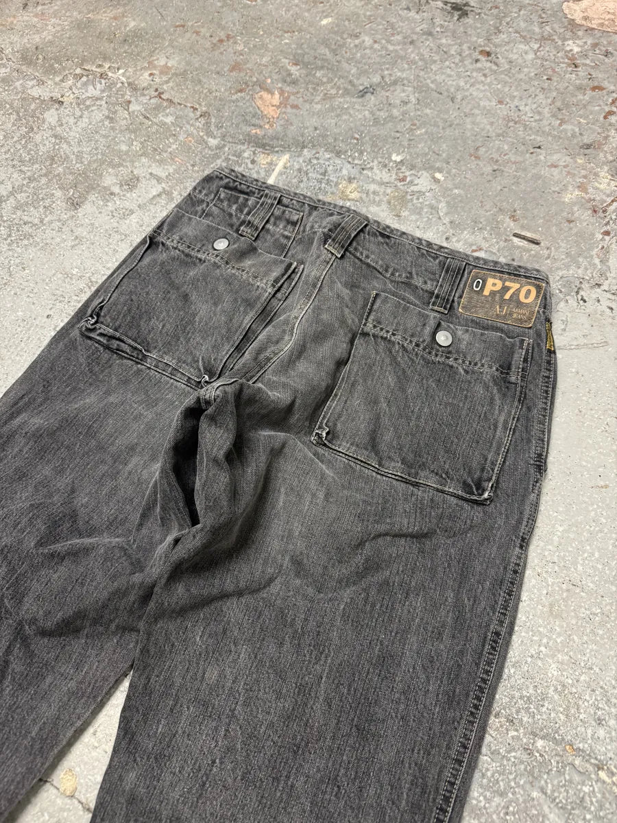 2000s Armani Grey Archive Denim Jeans XdRLYGg 2