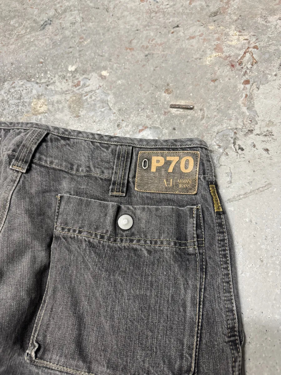 2000s Armani Grey Archive Denim Jeans XdRLYGg 4
