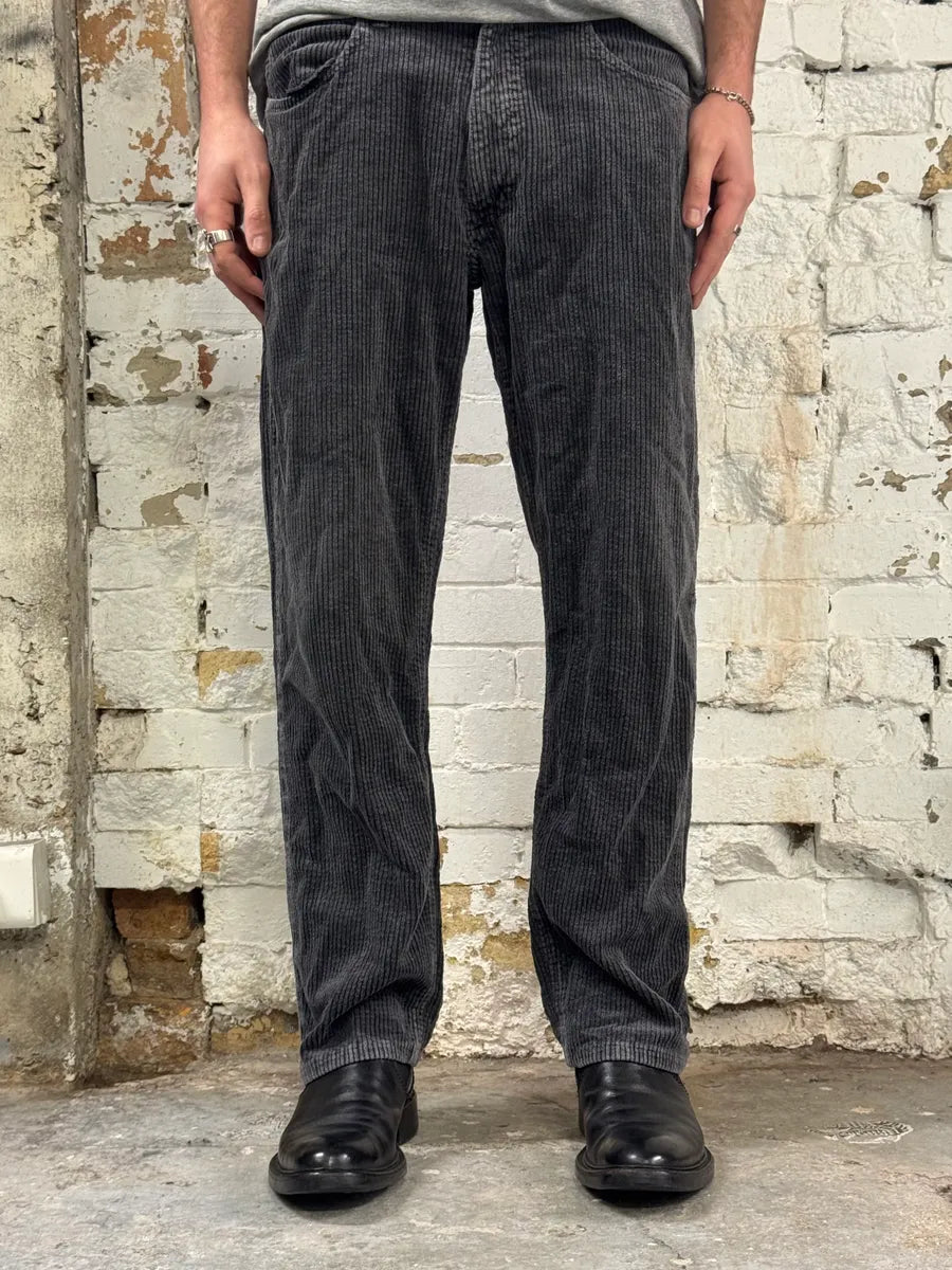 2000s Armani Grey Corduroy Pants Dphsark 1