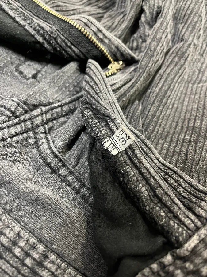 2000s Armani Grey Corduroy Pants Dphsark 12