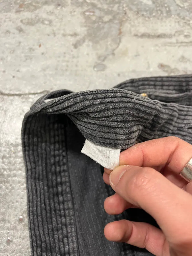 2000s Armani Grey Corduroy Pants Dphsark 13