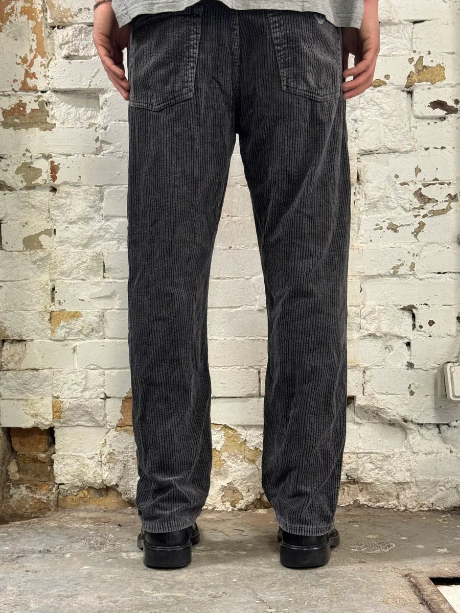 2000s Armani Grey Corduroy Pants Dphsark 3