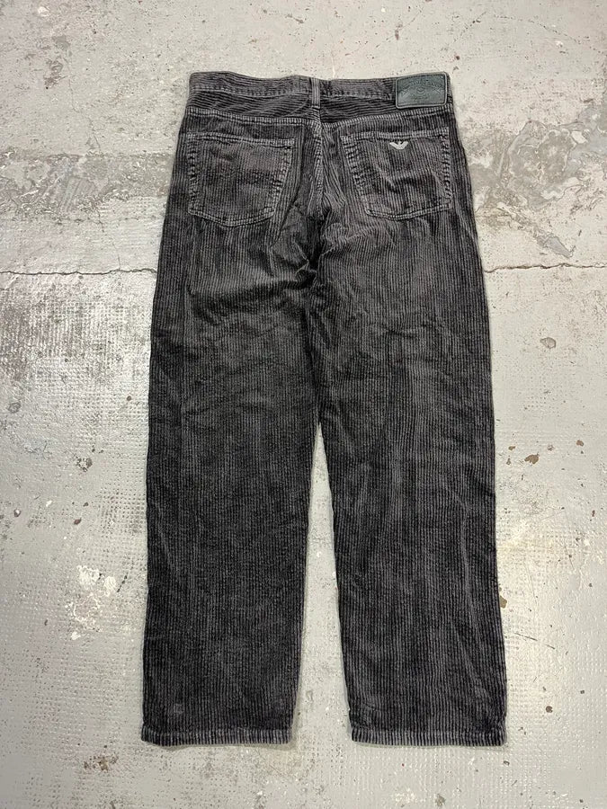 2000s Armani Grey Corduroy Pants Dphsark 7