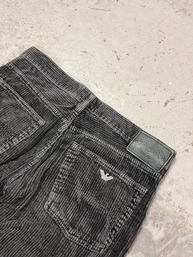 2000s Armani Grey Corduroy Pants Dphsark 9