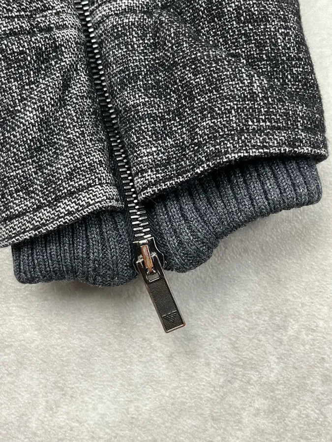 AW2008 Armani Grey Hybrid Double Layer Cargo Jacket hIWXFkq 9