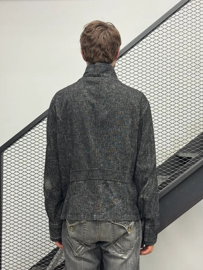 AW2008 Armani Grey Hybrid Double Layer Cargo Jacket hIWXFkq 2