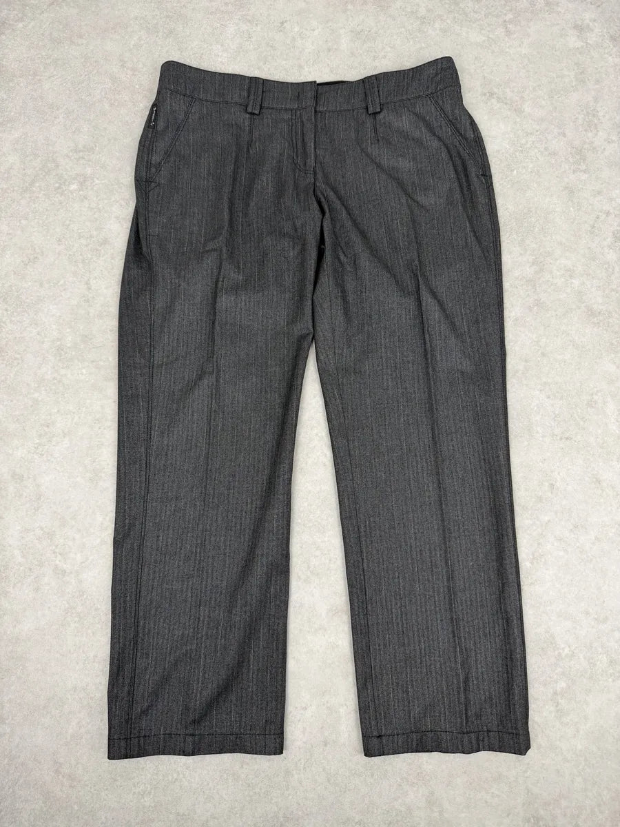 2000s Armani Grey Wool Classy Tailored Pants CitajFb 3