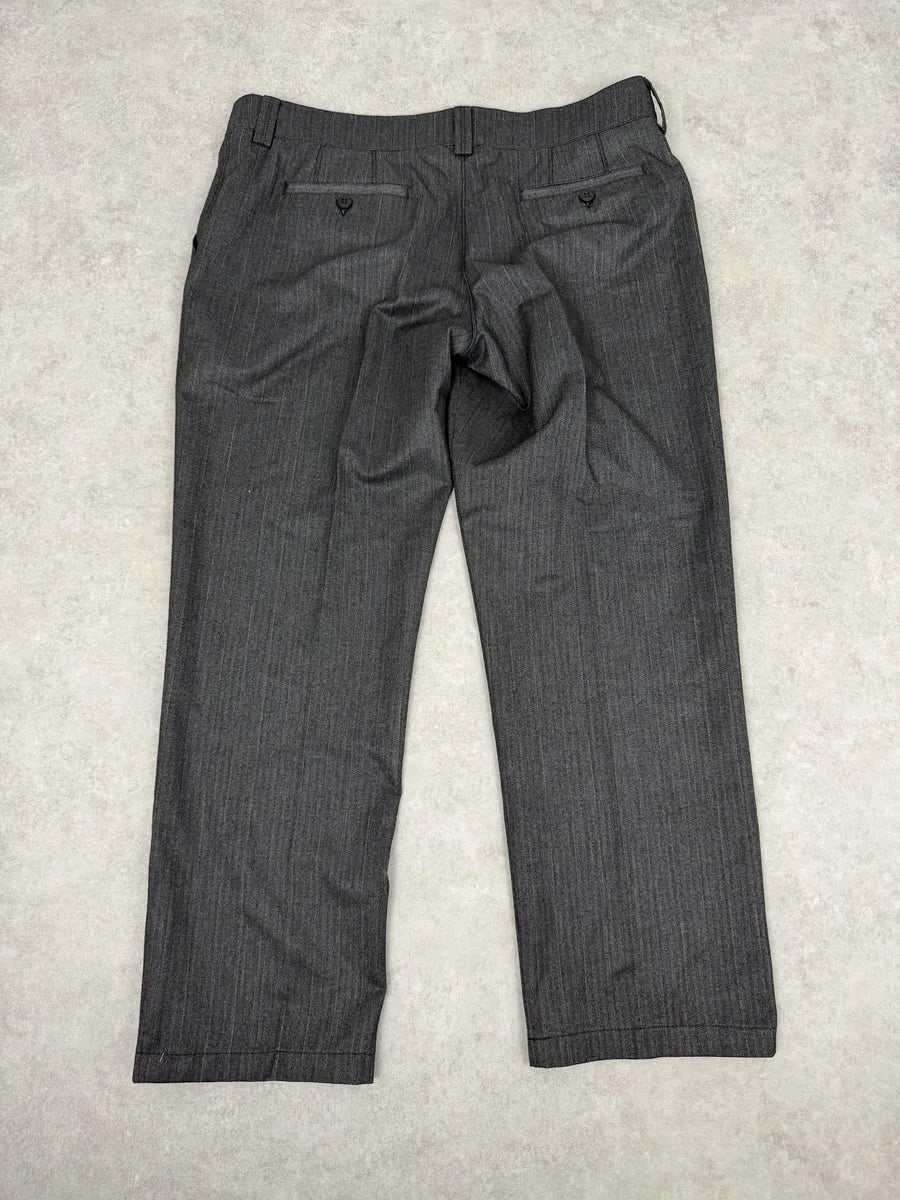 2000s Armani Grey Wool Classy Tailored Pants CitajFb 4