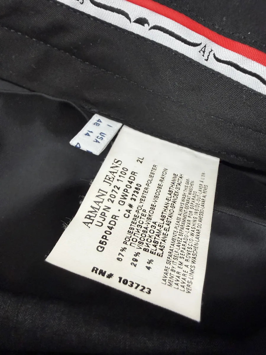 2000s Armani Grey Wool Classy Tailored Pants CitajFb 6