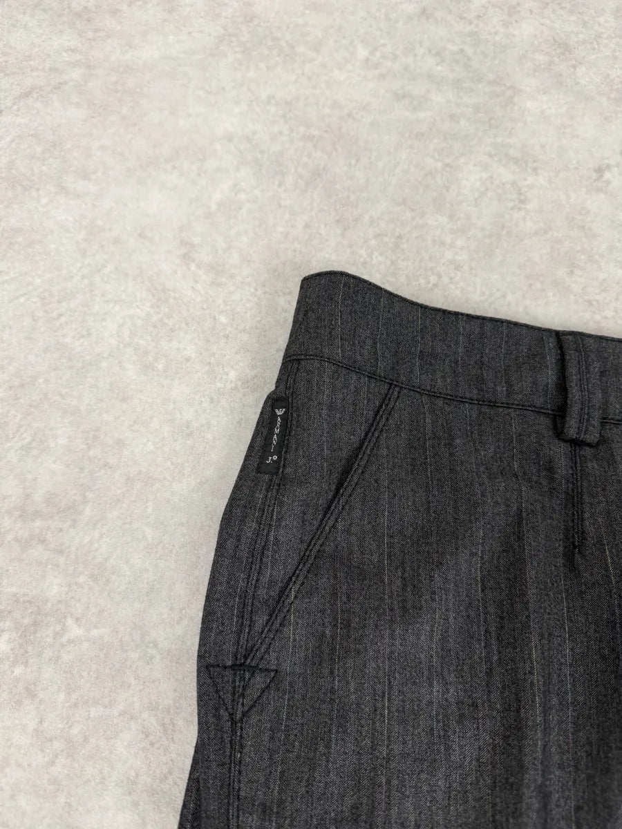 2000s Armani Grey Wool Classy Tailored Pants CitajFb 7