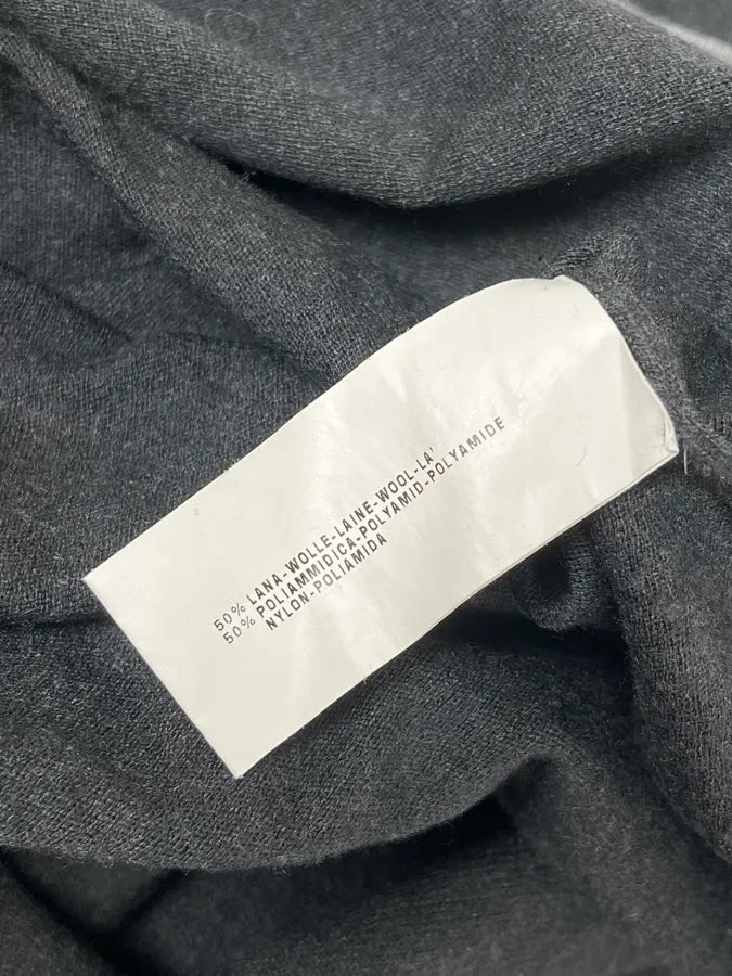 2010s Emporio Armani Grey Wool Polo Longsleeve PhSkwca 8