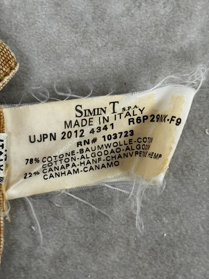 2000s Armani Irregular Straight Relaxed Beige Pants EsQUQVm 12