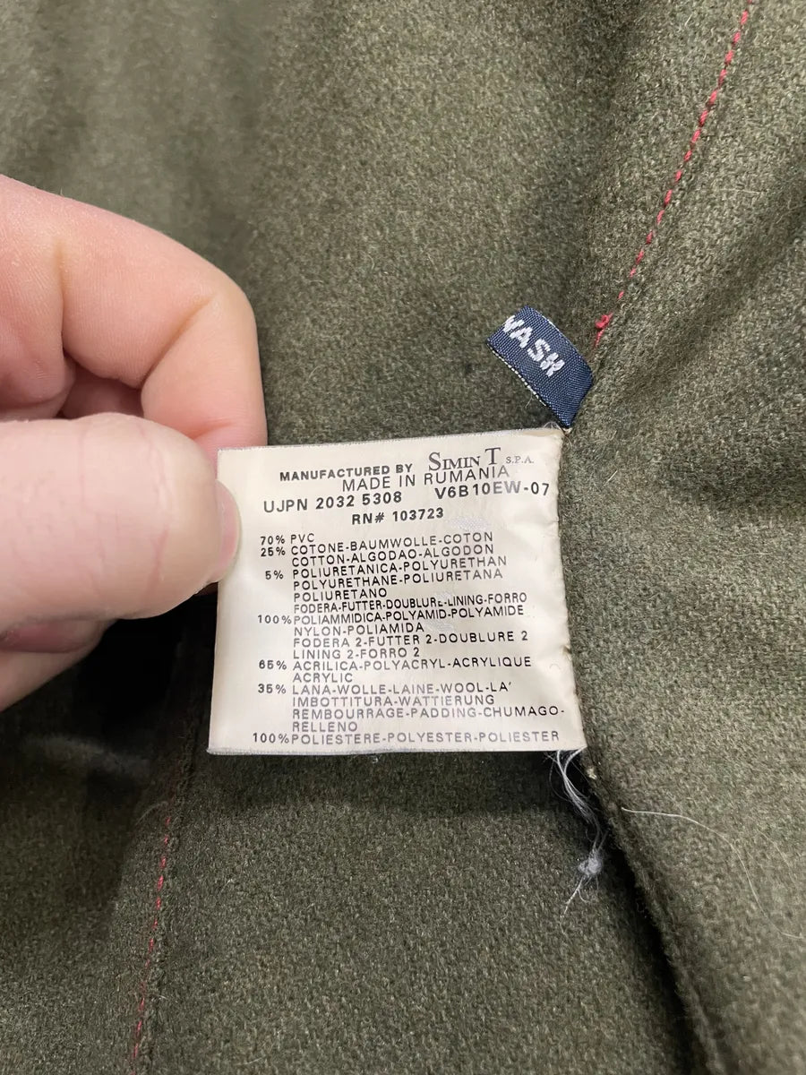 2000s Armani Jeans Brown Biker Leather AJ Jacket (L) 11