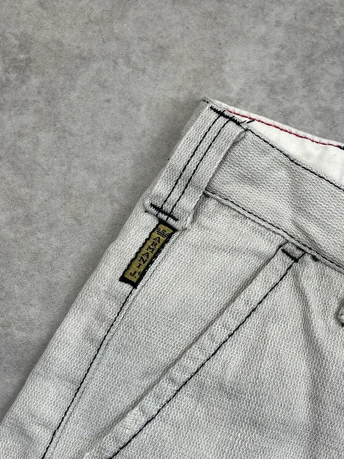 2000s Armani Light Grey Faded Loose Jeans GikEubX 9