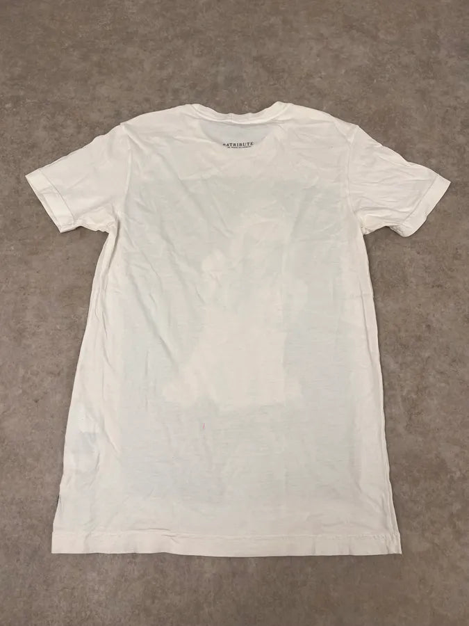 2000s Armani Madness Lady White T-Shirt YcagPHy 5