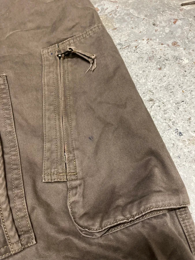 2000s Armani Multi Pockets Cargo Olive Obscure Pants rZFPVmy 10