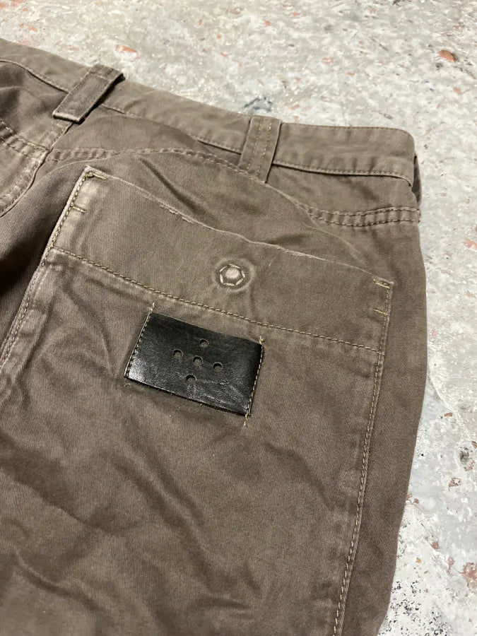 2000s Armani Multi Pockets Cargo Olive Obscure Pants rZFPVmy 12