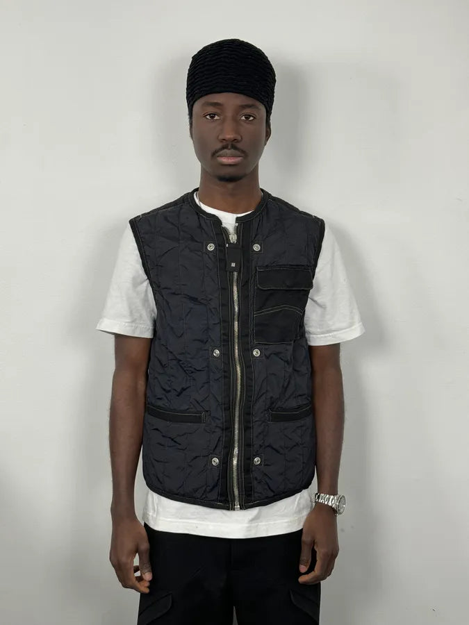 2000s Armani Navy AJ Tactical Vest bFjFUjh 1