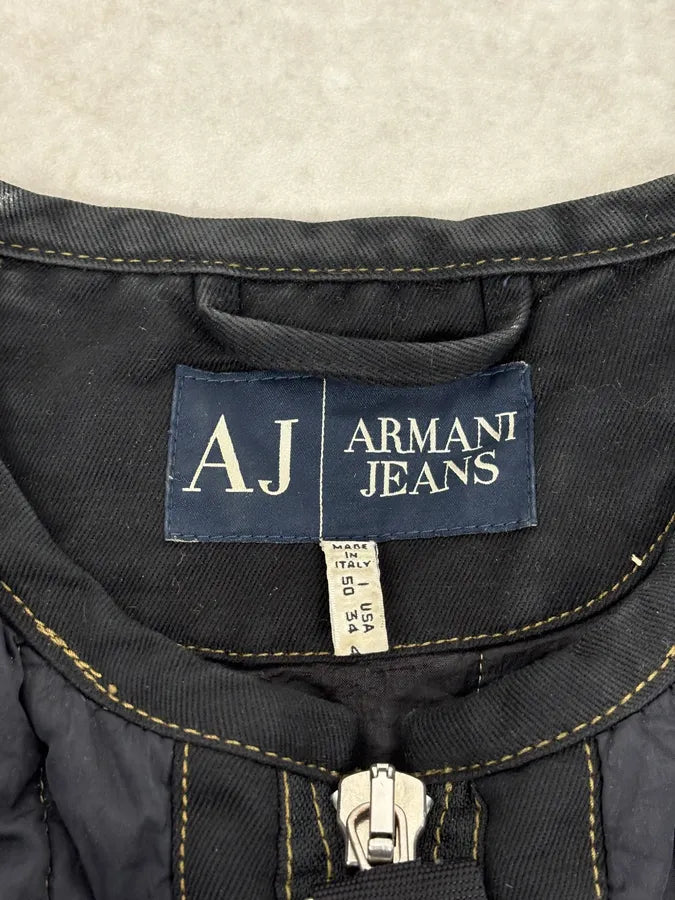 2000s Armani Navy AJ Tactical Vest bFjFUjh 10