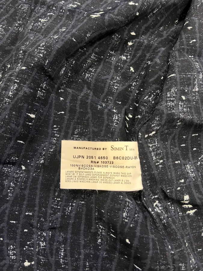 2000s Armani Navy Electrical Shirt (L) zbArxBS 9