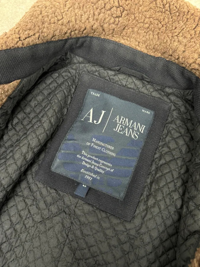 2000s Armani Navy Wool Peacoat Jacket GFJPylf 10