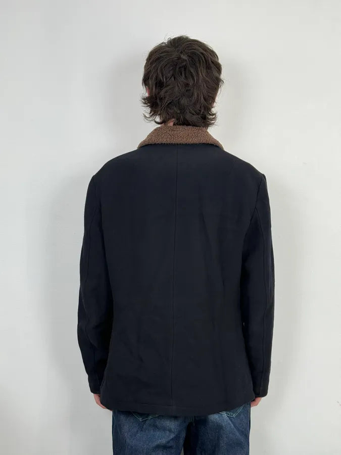2000s Armani Navy Wool Peacoat Jacket GFJPylf 2