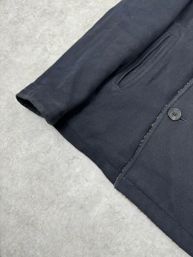 2000s Armani Navy Wool Peacoat Jacket GFJPylf 7